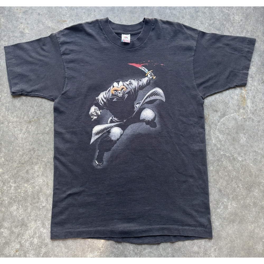 VTG 90s Breed Jim Starlin Comic T Shirt Large RARE Single Stitch Horror Tee 1995